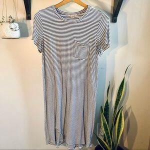 striped tshirt dress